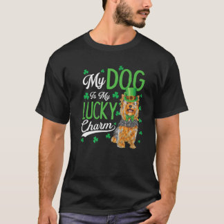 Mijn Yorkshire Terrier is mijn Lucky Charm Funny S T-shirt