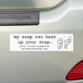 Mijn zeep-Bumpersticker Bumpersticker (Op auto)