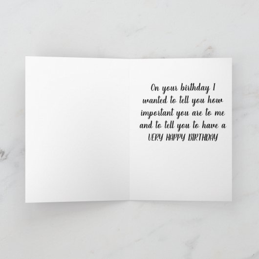 MIJN "ZEER BESTE VRIEND" MAKEN OP DE TWEEDE DAG KAART (Binnen)