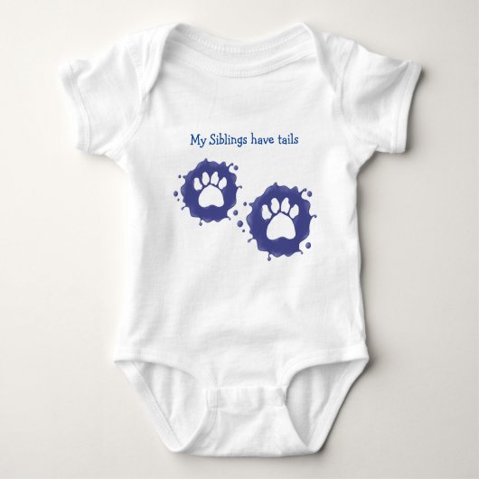 Mijn zegen hebben een spijkerbroek romper (Voorkant)