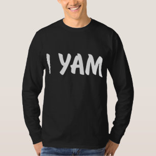 Mijn zoete aardappel I Yam stelt paren Thanksgivin T-shirt