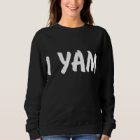 Mijn zoete aardappel I Yam stelt paren Thanksgivin