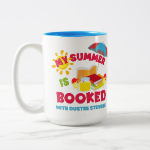 Mijn zomer is geboekt met Dustin Stevens Tweekleurige Koffiemok