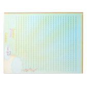 Mijn zon notitieblok (Voorkant)