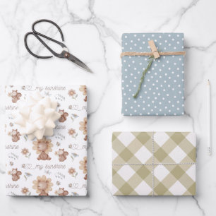 Mijn zonneschijnenvullingpapierlade 3 inpakpapier vel