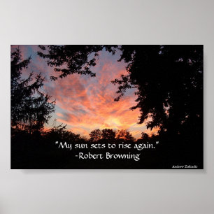 Mijn zonsondergang poster