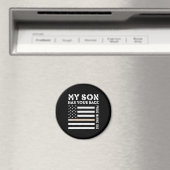 Mijn zoon heeft je zeevader op de rug. magneet (Insitu (Vaatwasser))