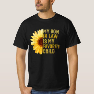 Mijn zoon in de wet is mijn favoriete kind grappig t-shirt