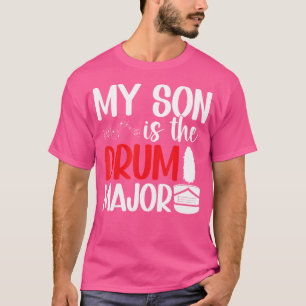 Mijn zoon is de drum major mama van een drum major t-shirt