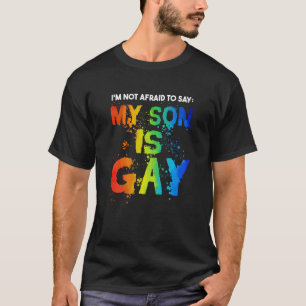 Mijn zoon is Gay Pride Month LGBT LGBTQ mama T-shirt