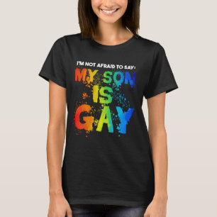Mijn zoon is Gay Pride Month LGBT LGBTQ mama T-shirt