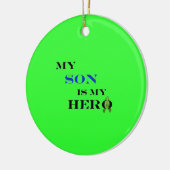Mijn zoon is mijn Hero Ornament (Links)