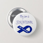 Mijn zoon is sensationele pinachter Button SPD Awa (Voorkant /achterkant)