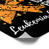 Mijn zoon vecht is mijn strijd tegen leukemie bewu poster (Hoek)