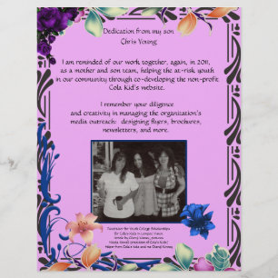 Mijn zoon's toewijding aan mam gepersonaliseerd pa