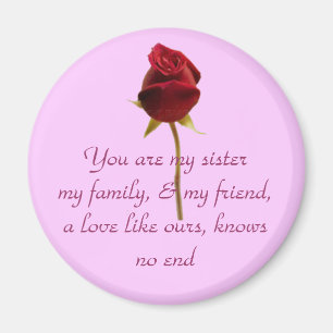 Mijn zus, mijn vriend magneet