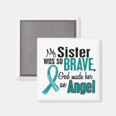 Mijn zuster is een engel 1-eierstoker magneet (Voorkant / Achterkant)