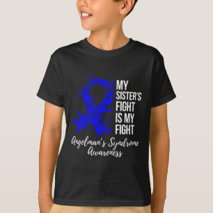 Mijn zusters gevecht is mijn gevecht met het syndr t-shirt