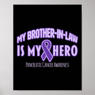 Mijn zwager is mijn held Pancreaskanker Awa Poster