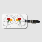 Mijn zwart is prachtig bagagelabel (Voorkant (horizontaal))