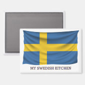 Mijn Zweedse keukenmagneet Magneet (Voorkant / Achterkant)