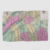 mijnbouwdistrict in Californië Golfhanddoek (Horizontaal)