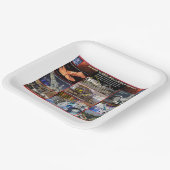 Mijnbouwmachines Papieren Bordje (Gebogen)