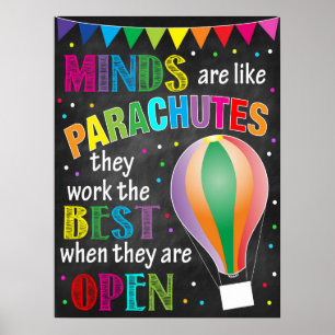MIJNEN ZIJN ALS PARACHUTES! POSTER