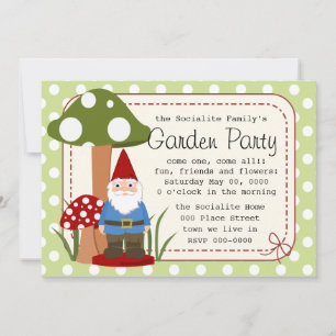 Mijnheer Mushroom Garden Gnome Kaart