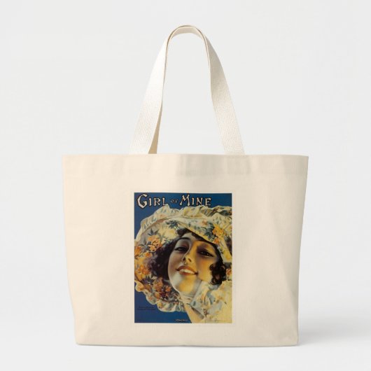 Mijnmeisje Grote Tote Bag (Voorkant)