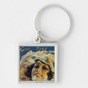 Mijnmeisje Sleutelhanger