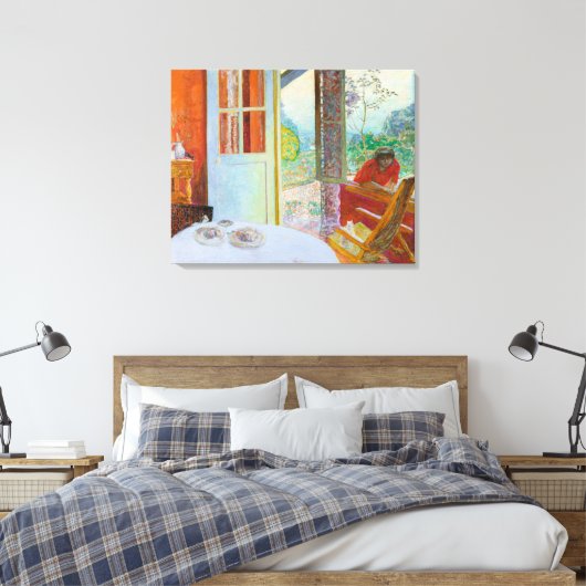 Mijnruimte in het land | Paul Bonnard | Canvas Afdruk (Insitu (Slaapkamer))