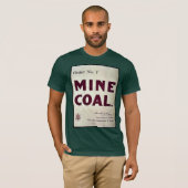 Mijnsteenkool T-shirt (Voorkant volledig)