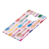 Mijnstructuur Kredietkaart Flessenopener (Achterkant Gekanteld)