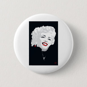 MIK05BW Miki Marilyn.tif Ronde Button 5,7 Cm
