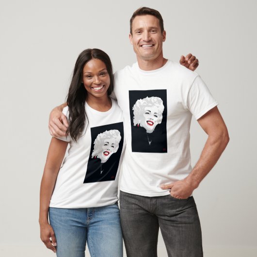 MIK05BW Miki Marilyn.tif T-shirt (Unisex)