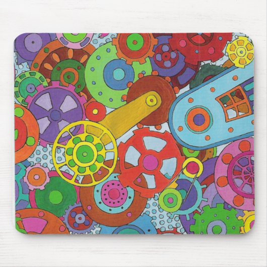 MIKA Gears Mousepad Muismat (Voorkant)