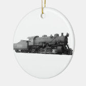 Mikado 2-8-2 stoommotortrein keramisch ornament (Links)