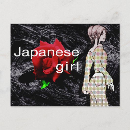 Mikaeri-Bijin1 Briefkaart (Voorkant)