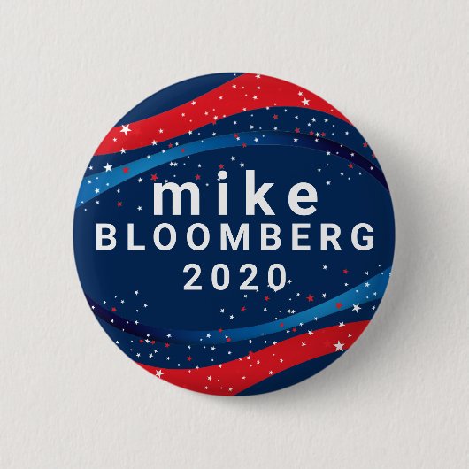 Mike Bloomberg 2020 Ronde Button 5,7 Cm (Voorkant)
