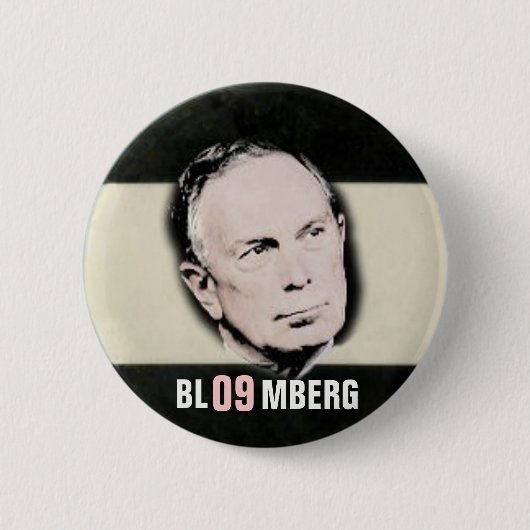 Mike Bloomberg Pin 2009 Ronde Button 5,7 Cm (Voorkant)