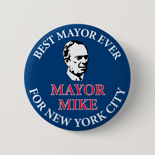 Mike Bloomberg voor burgemeester Ronde Button 5,7 Cm (Voorkant)