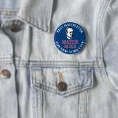 Mike Bloomberg voor burgemeester Ronde Button 5,7 Cm (In situ)