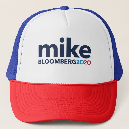 Mike Bloomberg voor President 2020 Trucker Pet (Voorkant)