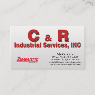 Mike Cox Visitekaartje