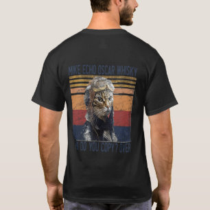 Mike Echo Oscar Whisky Hoe kopieer je Pilot Kat T-shirt