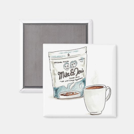 Mike et Jen's Cocoa Magnet (Recto/Verso)