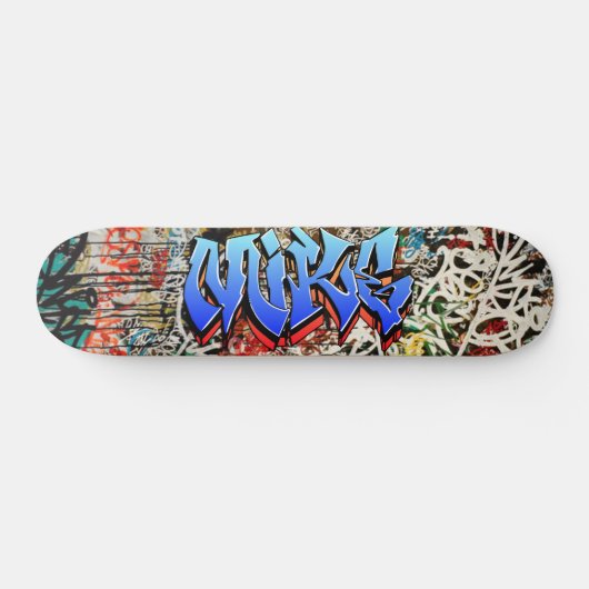Mike Graffiti Custom Personalized Skateboard (Horizontaal)