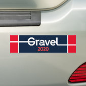 Mike Gravel 2020 Bumpersticker (Op auto)