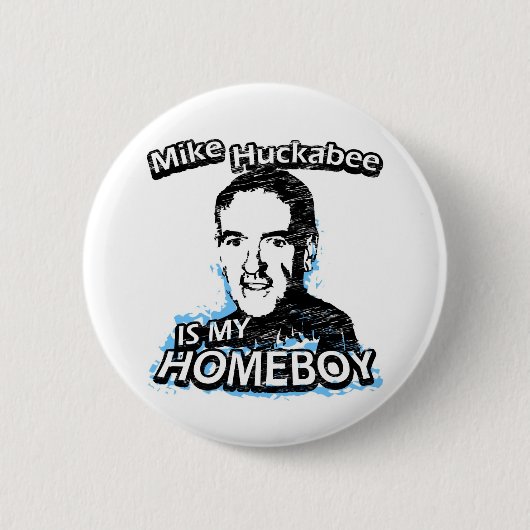 Mike Huckabee is mijn huiszoon Ronde Button 5,7 Cm (Voorkant)